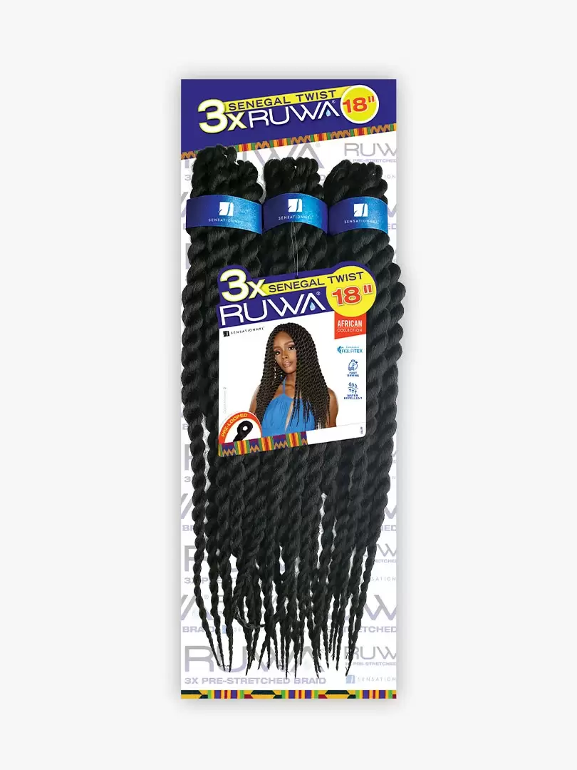3X RUWA SENEGAL TWIST 18″