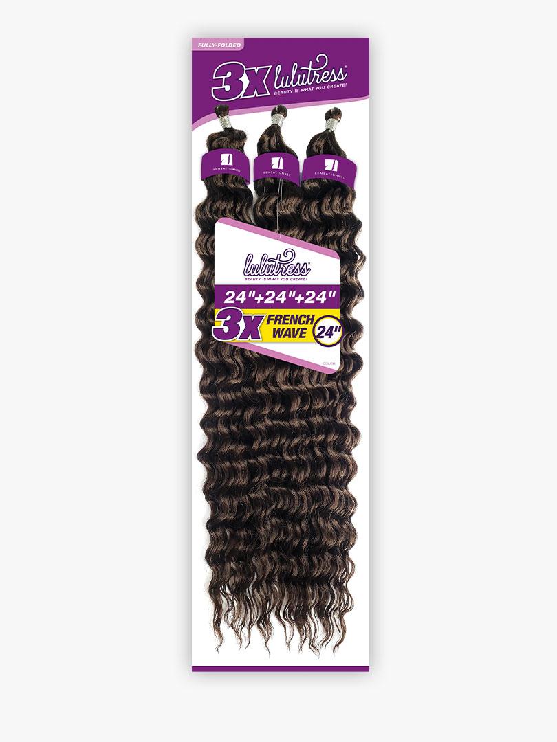 LULUTRESS 3X FRENCH WAVE 24″